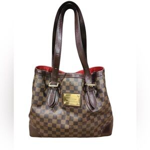 Louis Vuitton Damier Ebene Hampstead purse